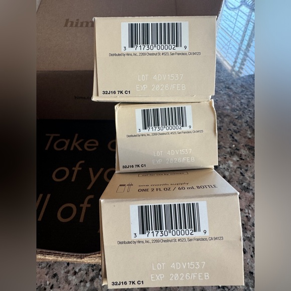 New in the Box Hims 5% minoxidil topical solution. - Picture 4 of 6